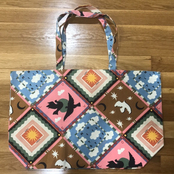 Sézane NWOT tote canvas bag Pangea - Picture 2 of 2